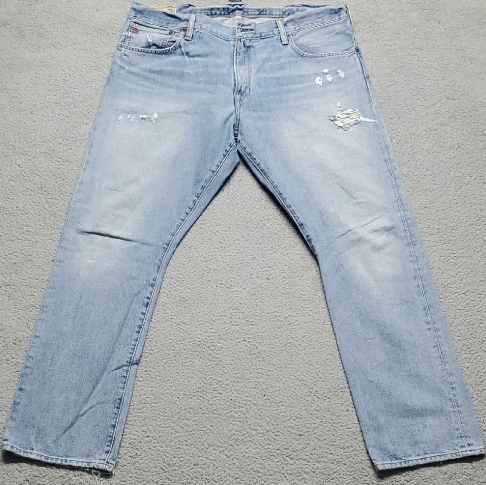Polo by Ralph Lauren Men's Light Blue Straight Jeans Size 38W